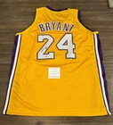 Kobe Bryant Signed Autographed Yellow Lakers Jersey COA NBA Basketball A46442