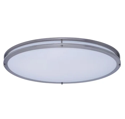 Maxim 55548WTSN Linear 32" LED White Flush Mount in Satin Nickel - Picture 1 of 2