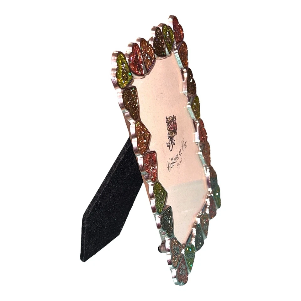 Collette et Cie Glitter Heart Frame 3.5x5 Engagement, Bridal, Valentine - Image 4 of 4