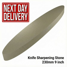 Knife Sharpening Stone Double sided Sharpener Fine Medium Grit Whetstone 230mm 