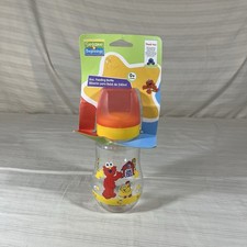 Y2K Sesame Beginnings Baby Elmo 8 oz Baby Bottle With Nipple Farm Chicken NOS