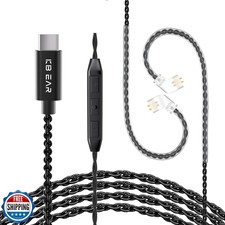 KZ ZS10 Pro IEM Cable, Type-C USB C Earbuds Cable, KBEAR CX01 OFC in Ear Moni