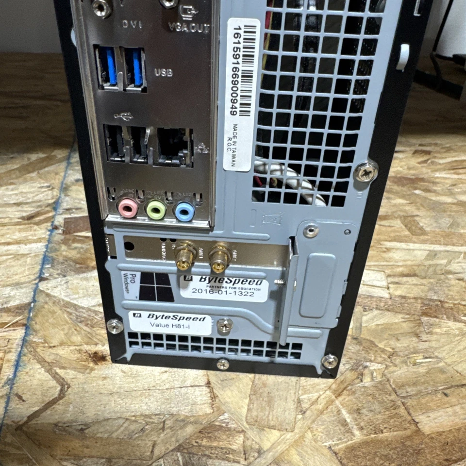 Bytespeed H81-I desktop computer 4 GB RAM 120 GB SSD Win 10 Pentium G3250 A046 - Image 4 of 4