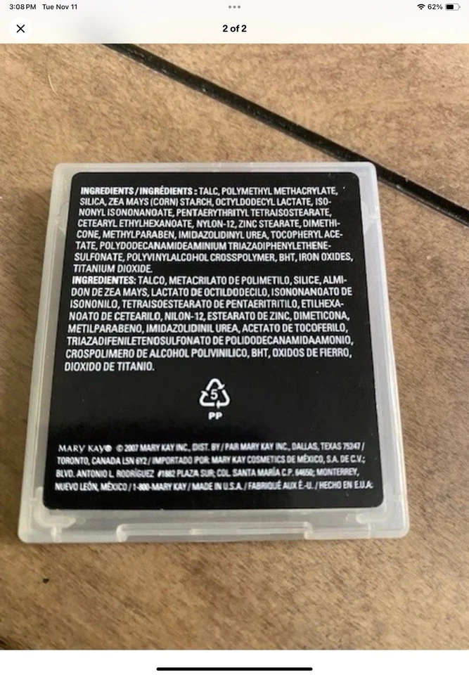 MARY KAY MINERAL PRESSED POWDER BEIGE 2  NIB FREE SHIPPING - Image 2 of 2