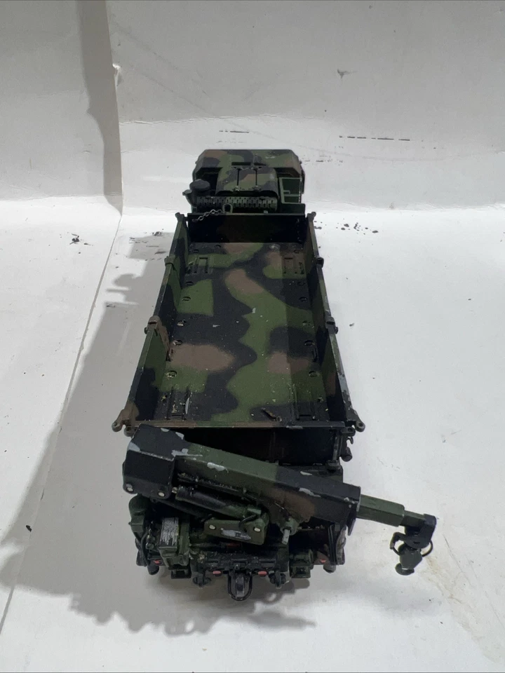 Oshkosh HEMTT M985 A2 Cargo Truck - Green Camo - TWH 1:50 Scale #077-01073  - Image 4 of 4