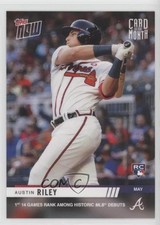 2019 Topps Now Card of the Month /1476 Austin Riley #M-MAY Rookie RC 1c7. rookie card picture