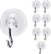 Suction Cup Wall Hooks for Hanging All Purpose Hook Wall Hangers without Nails H