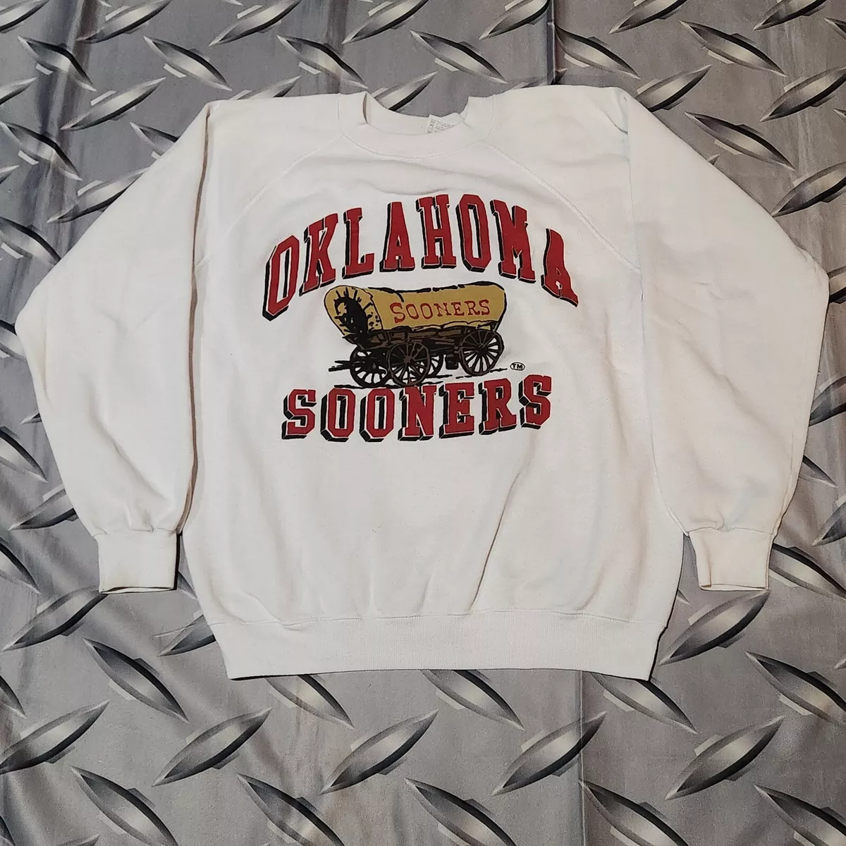 Vintage 80s University of Oklahoma Sooners Crewneck Sweatshirt USA