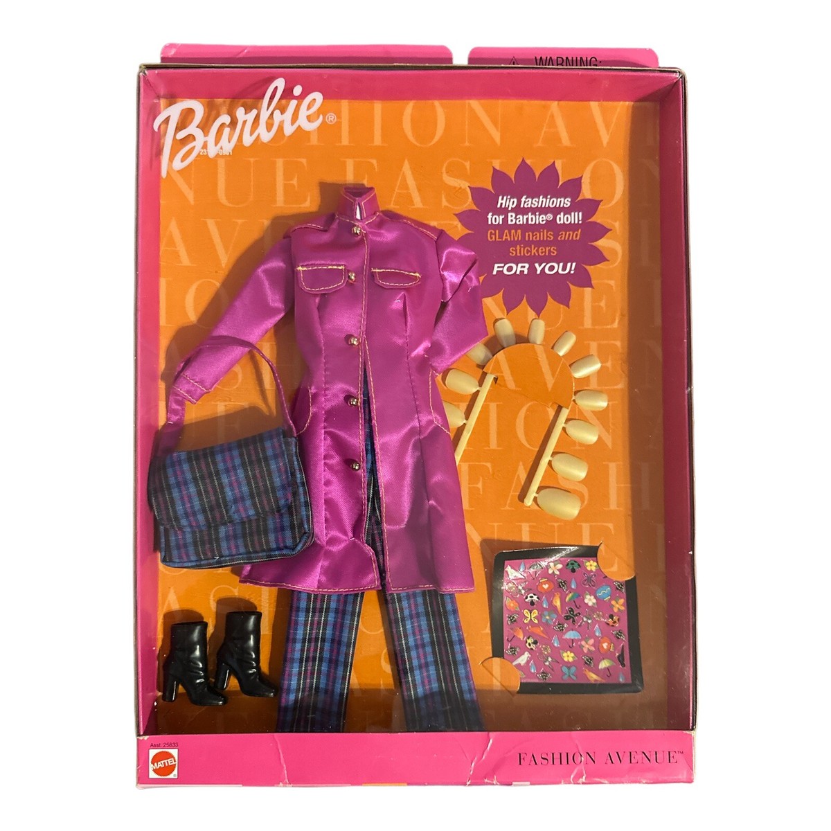 Barbie Fashion Avenue Trend City Styles w/ Nails 1999 Mattel No