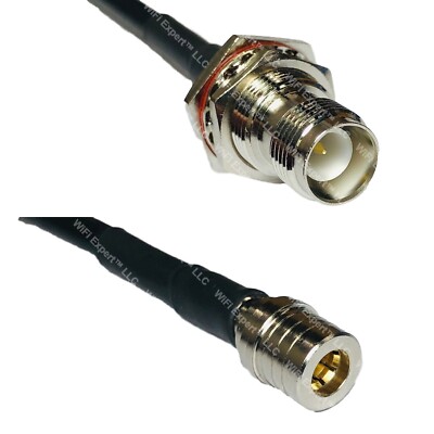 RFC240 RP-TNC FEMALE to QMA MALE Coax RF Cable USA-Ship Lot