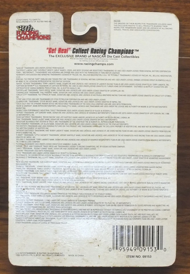 Nascar Racing Champions 1997 Edición Preview 1:144 Michael Waltrip ¡Coche Diecast! Foto 2 de 3