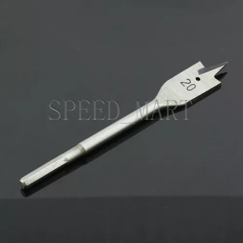 1 PCS 20 x 152mm HCS Machine Flat Wood Spade Drill Hex Shank With Extension Bar