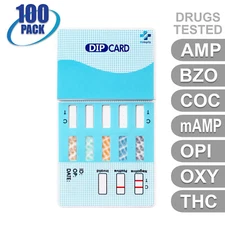 Mintegrity [100pk] 7-Panel Dip Card Urine Drug Test  #MI-WDOA-274