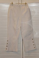 QVC Denim  Co Strechable Waistband Comfy Pants Deep Pockets Womens S New 