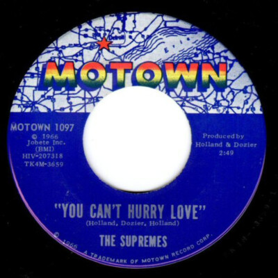 The Supremes - You Can't Hurry Love / Put Yourself In My Place