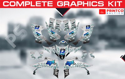 YAMAHA YFZ 450R 2014-2025 2015 2016 2017 2018 2019  complete graphics kit 21 mil
