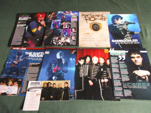 MY CHEMICAL ROMANCE   -  ROCK MUSIC -  CLIPPINGS/CUTTINGS PACK - Afbeelding 1 van 3