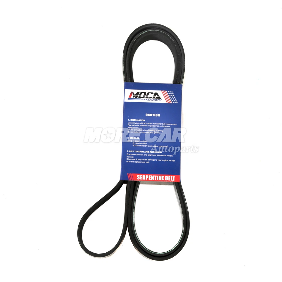 Cinturón serpentino EPDM apto para Chevrolet Dodge Chrysler Jeep Isuzu Mazda Mercury  Foto 3 de 4