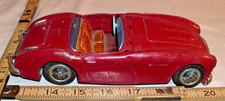 AUSTIN HEALEY BRITISH TIN FRICTION TOY CAR BANDAI OF JAPAN IN RED FOR PARTS