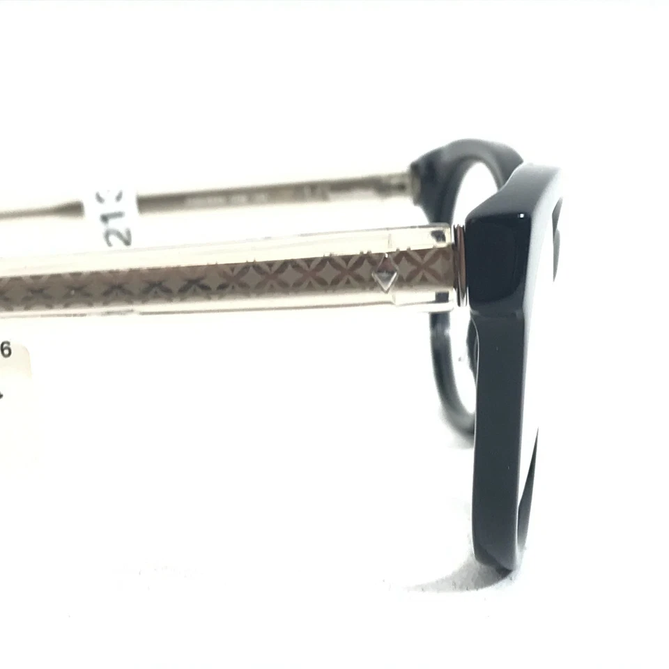 Marcos de gafas Fossil FOS6044 HIM negro redondo ojo de gato borde grueso 52-16-140 Foto 3 de 4