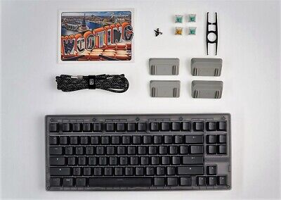 Wooting 80HE Ghost PCR Mechanical Gaming Keyboard IN STOCK Wooting 80HE Ghost PCR Mechanical Gaming Keyboard IN STOCK