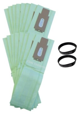 16 Allergen Bags for Oreck XL XL2 Upright Vacuum Type CC + 2 Belts