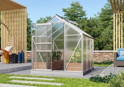 Vitavia, Alu-Gewächshaus, Treibhaus Venus 3800, alu-eloxiert, HKP 4 od. 6 mm