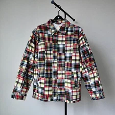 UNUSED, Jackson Matisse Indian madrass patchwork jacket, made in Japan, size L
