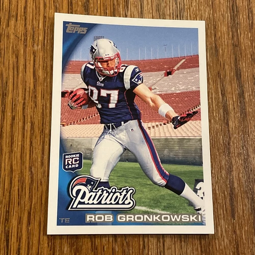 2010 Topps ROB GRONKOWSKI Rookie Card #148 Football RC Patriots Buccaneers NM-MT