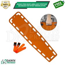 Spine Board Ambulance Stretcher Orange Backboard for Patient Immobilization
