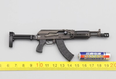 DAM 78093 1/6 RUSSIAN SVR ZASLON IN DAMASCUS AK104 Gun Model 12