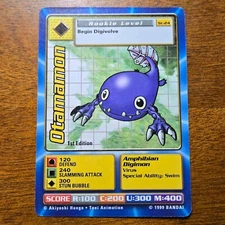 Otamamon St-24 - 1st Edition Digi-Battle - 1999 Digimon TCG Bandai - NM-LP