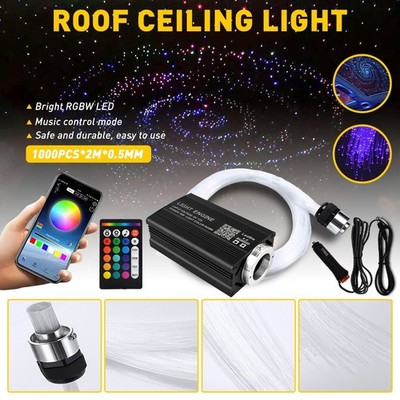 1000PC CAR HOME HEADLINER STAR LIGHT SET ROOF TWINKLE CEILING LIGHTS FIBER OPTIC