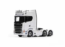 Camion trattore CZ Masdi 1:64 bianco Scania 770s modello sportivo pressofuso display auto 