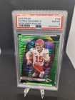 Patrick Mahomes 2024 Prizm neon green pulsar PSA 8 Chiefs