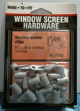 Prime-Line Window Screen Clips  (PL-7742)  FS