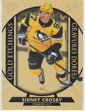 20/21 2020 2021 UD TIM HORTONS HOCKEY GOLD SIDNEY CROSBY