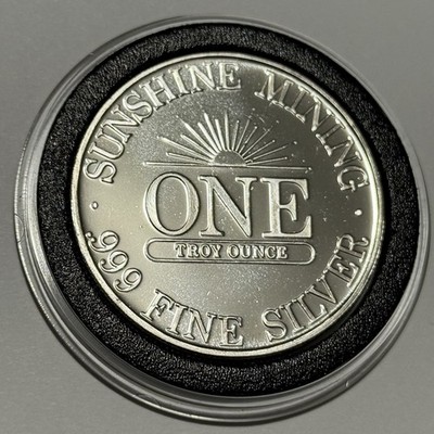 1989 Sunshine American Eagle Collect Rare Coin 1 Troy Oz .999 Fine