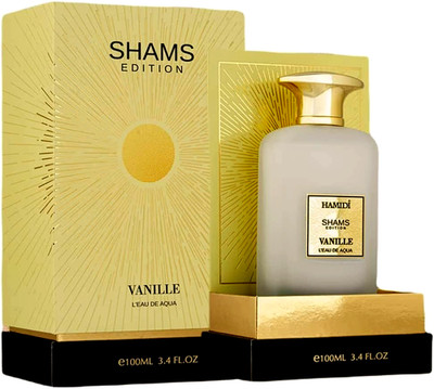 Shams Edition Vanille By Hamidi For Unisex. 3.4oz.L'EAU DE AQUA.NIB  