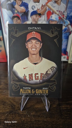 2021 Topps Allen & Ginter The World's Champions Shohei Ohtani Angels Black #25