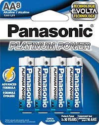Щелочные плати аккумуляторы Panasonic Power AA - Долговечные