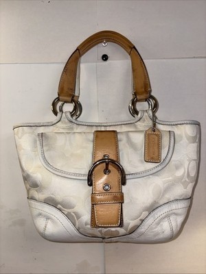 VTG COACH White Signature Soho Optic Shoulder Bag C