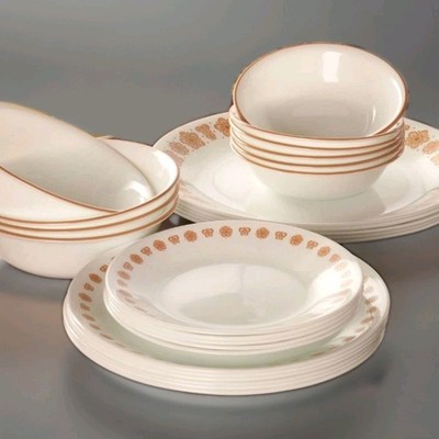 16pc Corelle Livingware by CorningWare Butterfly Gold Service/4 NEW