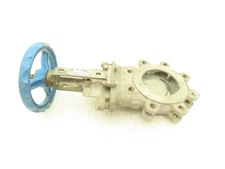 Velan L12-0310C-13SL 4" 316 Stainless Knife Gate Valve Rising Stem Metal Seat