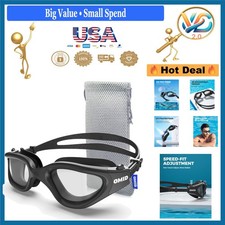 Anti-Fog Swim Goggles Adults Men Women Clear Lens Comfortable Fit