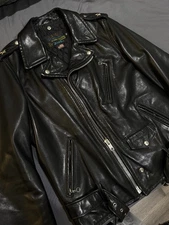 SCHOTT NYC 618 Classic Perfecto Steerhide Leather Motorcycle Jacket