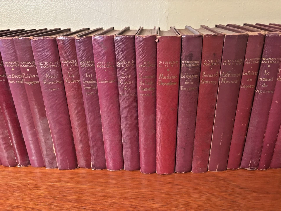 48 RARE COLLECTION Vintage 40's ERA BOOKS in FRENCH CLASSICS LOT LADY CHATTERLEY - Image 4 of 4