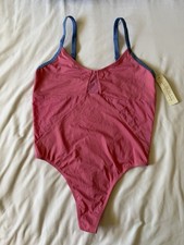 Bodysuit COLSIE Medium Women  s Pink Blue Lightweight Adjustable Straps