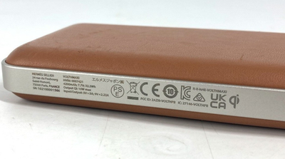 HERMES Volt H Maxi Mobile Battery Gold Portable Charger Authentic