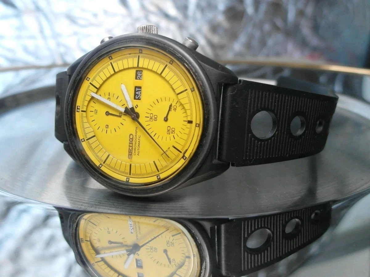 Seiko 6138-3002 "Jumbo" Chronograph Yellow Unikat - Top! 